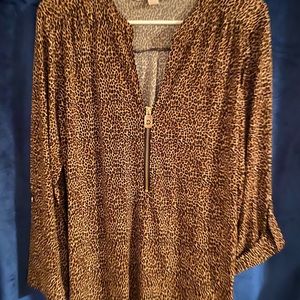 MK  leopard print shirt